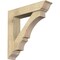 Ekena Millwork Balboa Traditional Rough Sawn Bracket w/ Offset Brace, Douglas Fir, 8"W x 38"D x 38"H BKT0806X38X38BOA01RDF - alternate 1